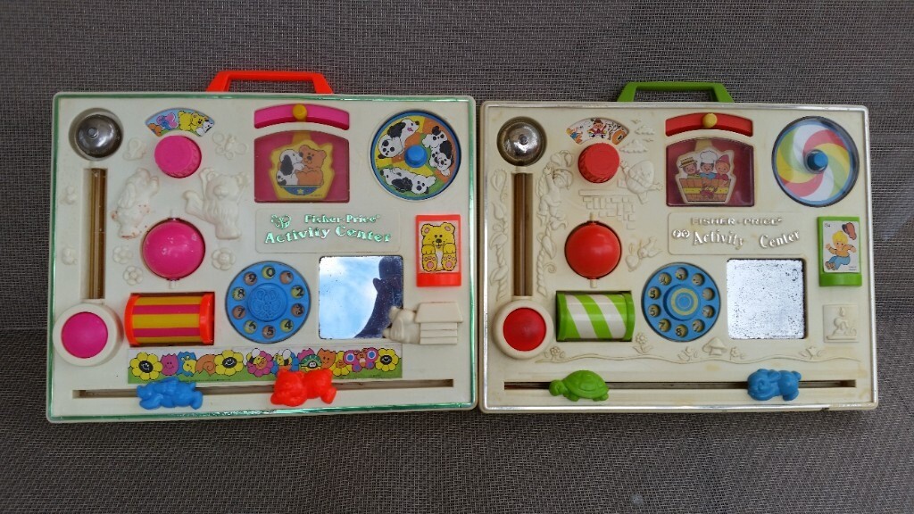 fisher price cot activity centre
